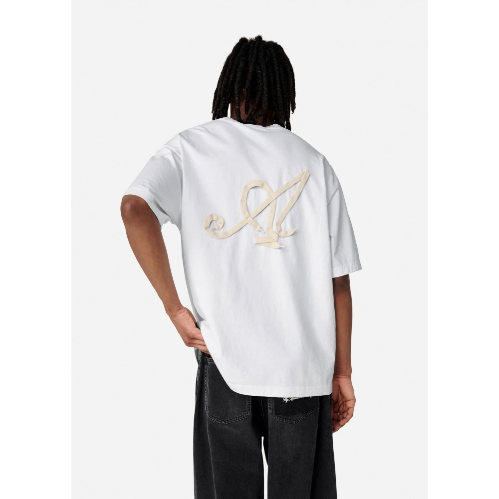 Axel Arigato Geknoopt T-shirt White Heren