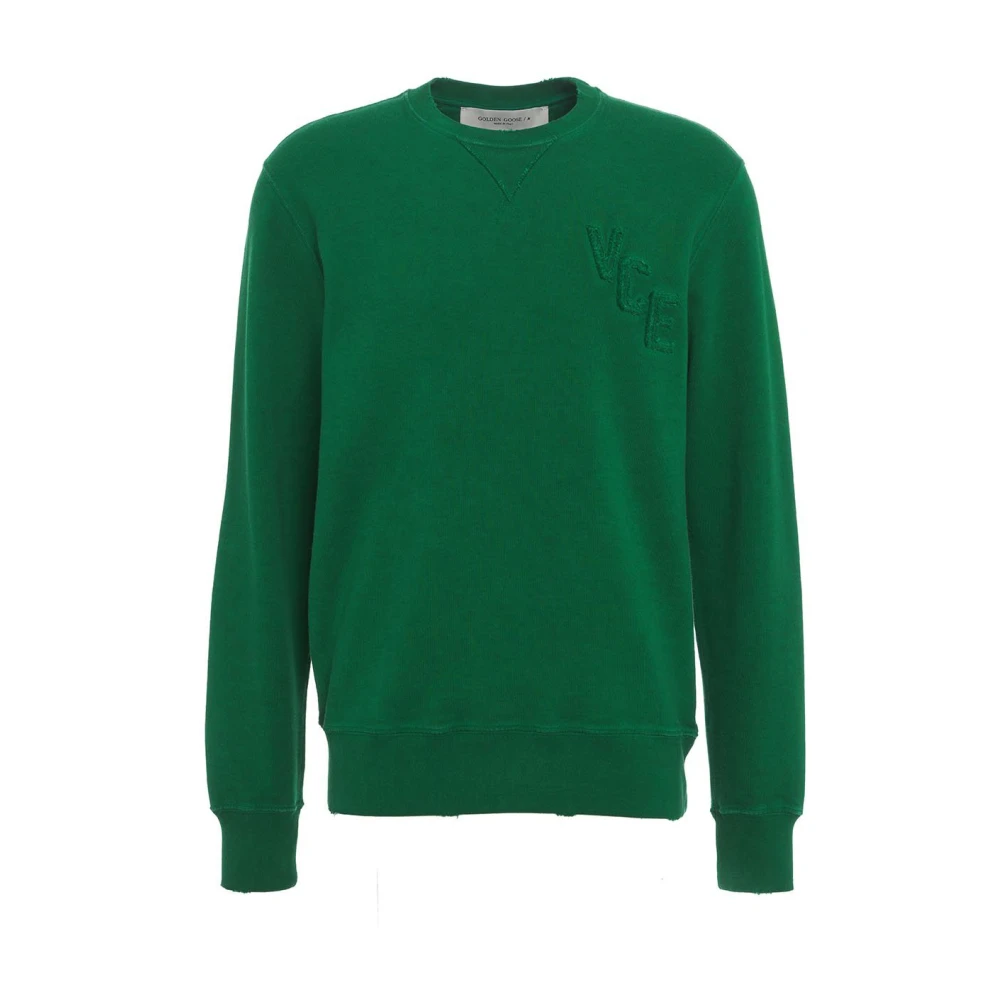 Grønn Sweatshirt for Menn