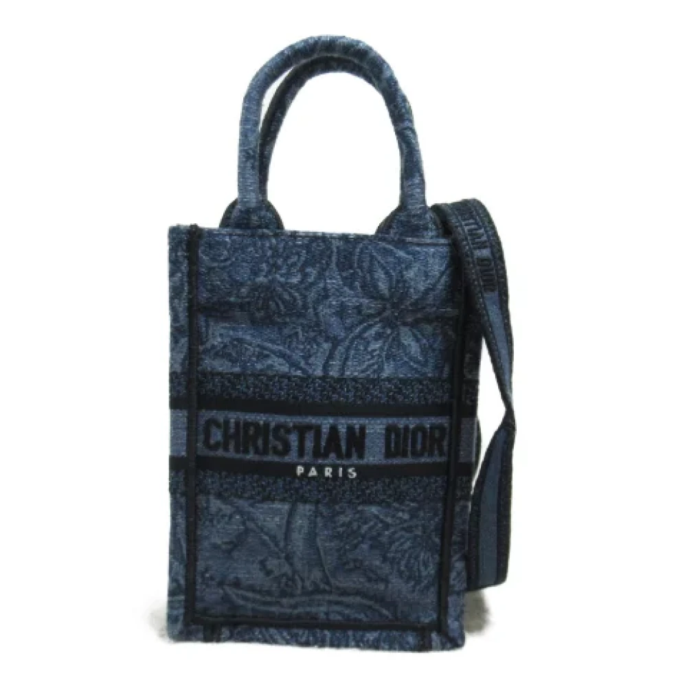 Dior Vintage Pre-owned Canvas dior-bags Blue Dames