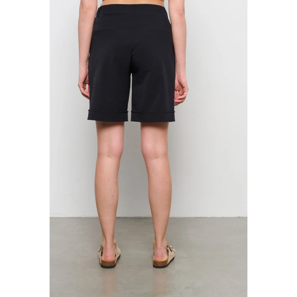 &Co Woman Shorts courts en jean Black Dames