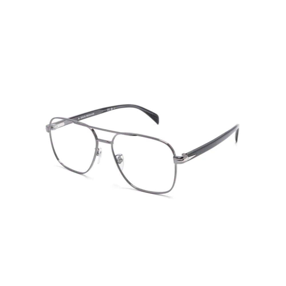 Eyewear By David Beckham Men's Gray Glasses, 57 Mm, Grey Optical Frame Glasses