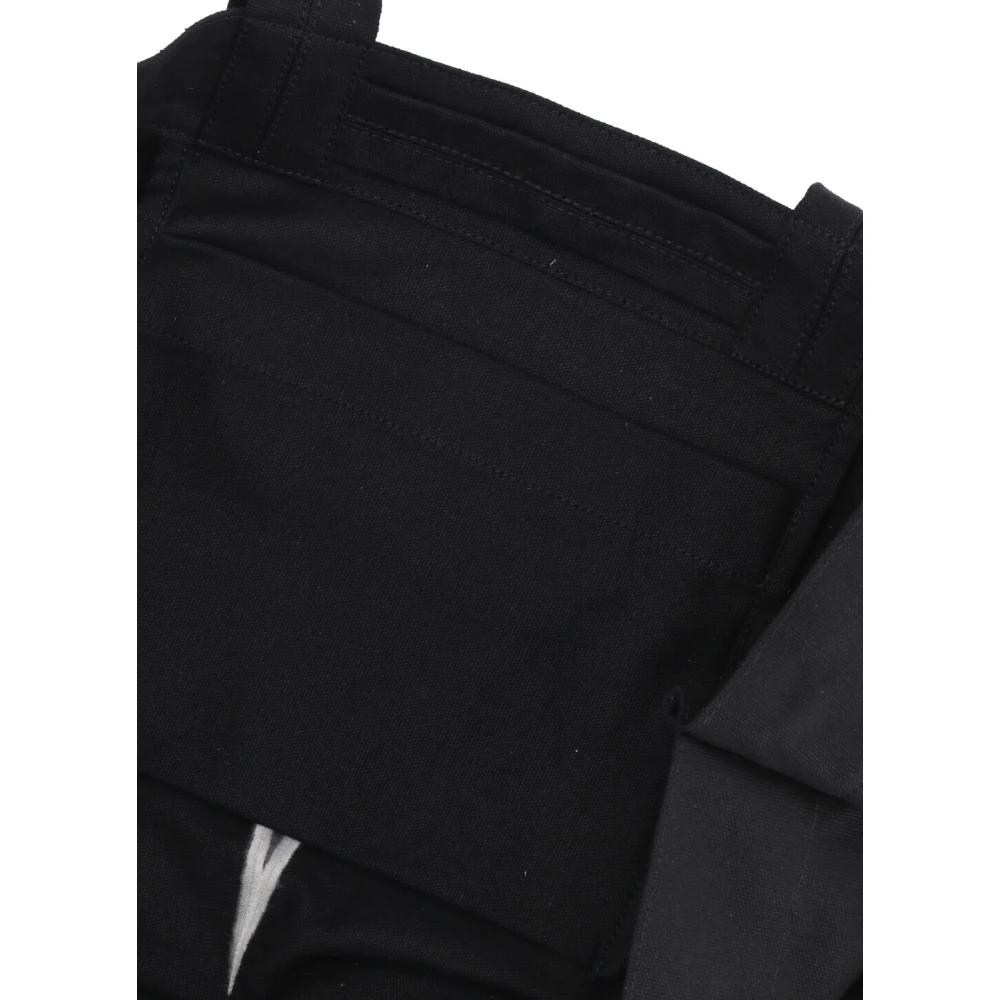 Rick Owens Zwarte Katoenen Winkelzak voor Mannen Black Heren