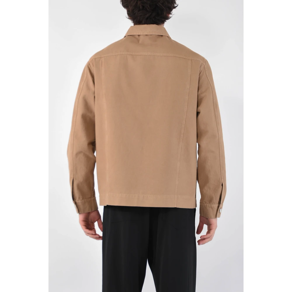 Mauro Grifoni Winter Jackets Beige Heren