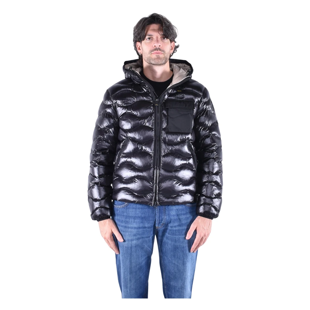 Blauer 005958999Ei Giubbino Bryant Nero Interno Beige - Immagine 3