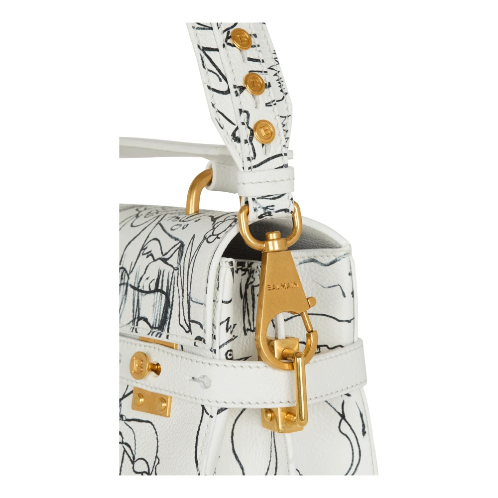 Balmain Disney x : The Lion King Sac B-Buzz 23 gedrukt Kind Vroegrijp White Dames