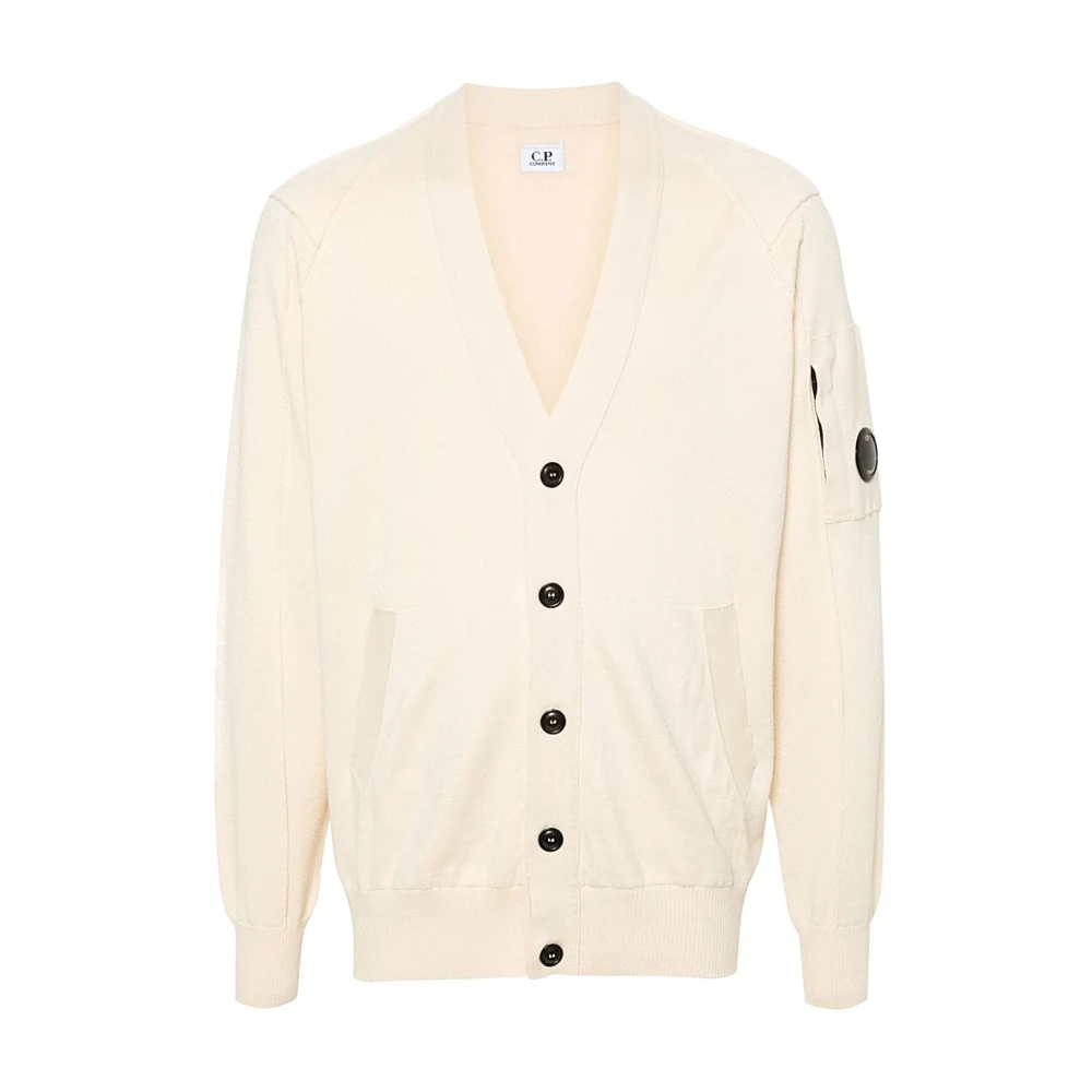C.P. Company Stijlvolle Gebreide Top Beige Heren
