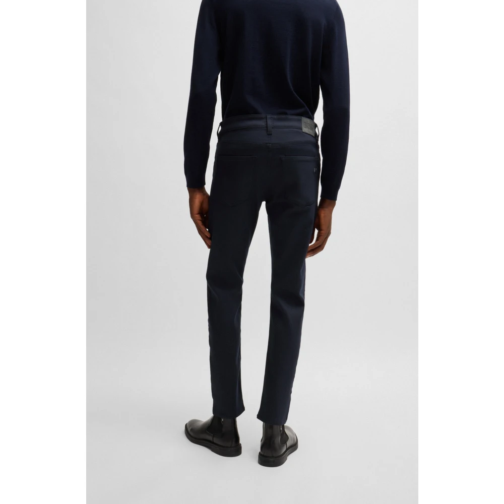 Hugo Boss Slim-fit Donkerblauwe Performance Jeans Blue Heren