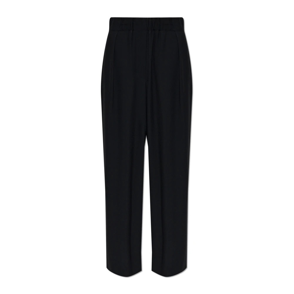Jil Sander Damen Schwarz Hosen, K, Mgröße: