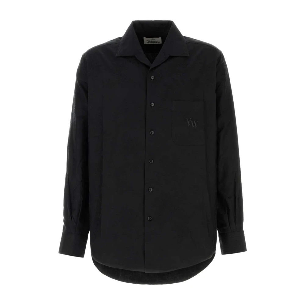 Vivienne Westwood Men's Black Casual Shirts, L, Cotton Shirt