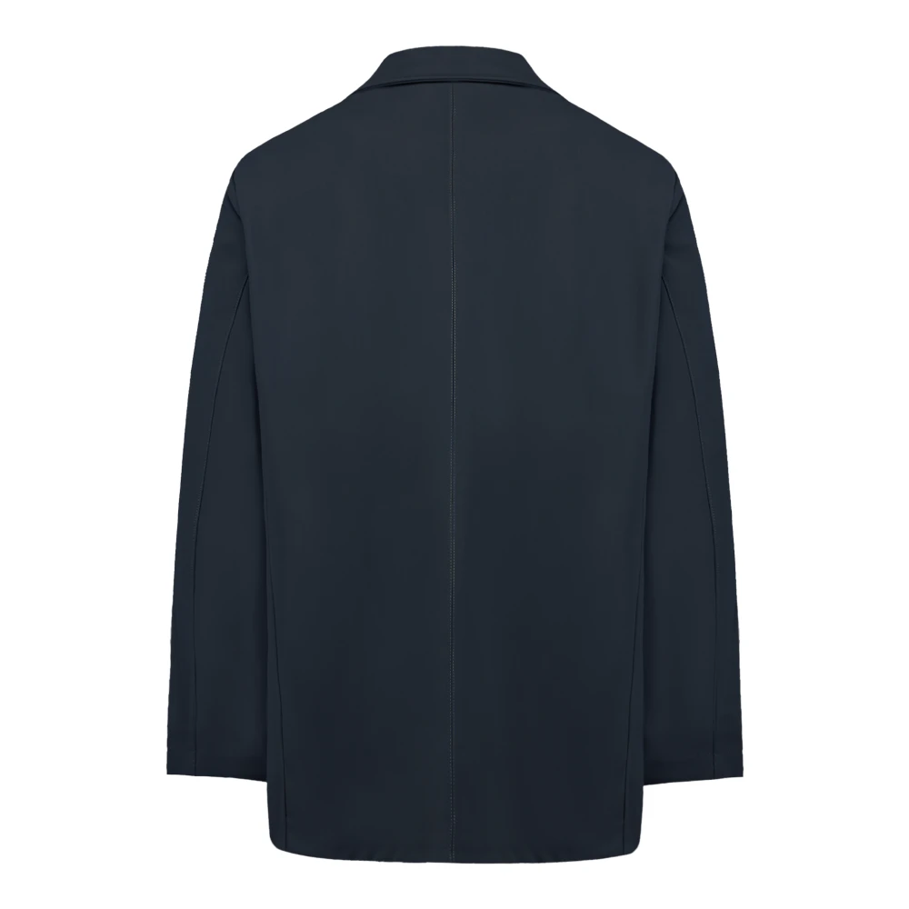 People of Shibuya Waterdichte Parka met Geïsoleerde Kraag Blue Heren