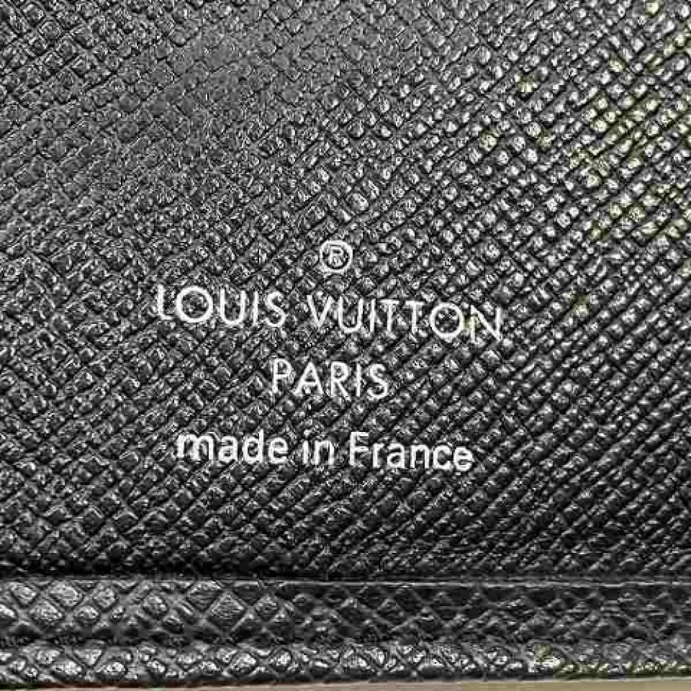 Louis Vuitton Vintage Pre-owned Leather wallets Black Heren