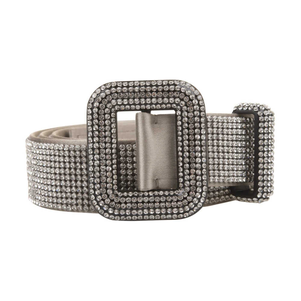Benedetta Bruzziches Kristal Venus Petite Zilveren Riem Gray Dames