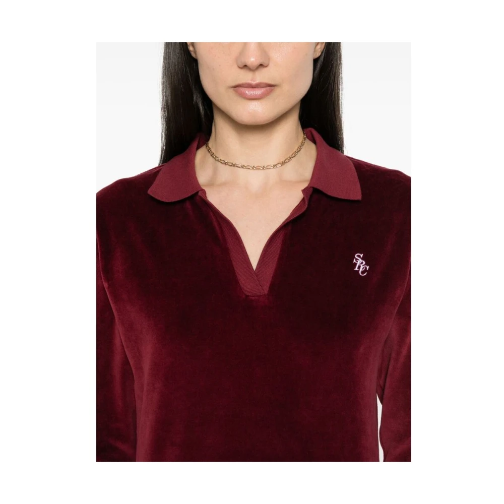 Sporty & Rich Polo Shirts Red Dames