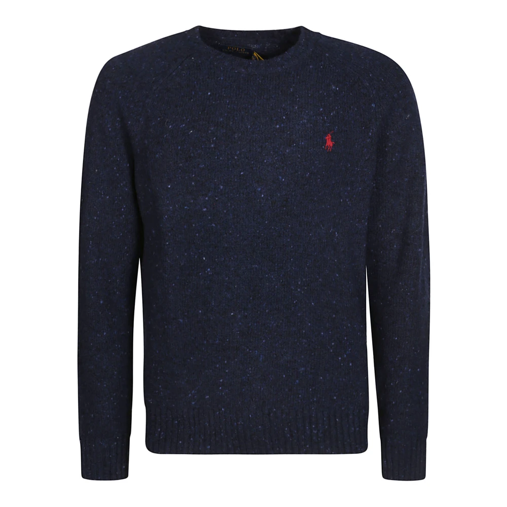 Polo Ralph Lauren Ronde Hals Gebreide Trui Klassieke Collectie Blue Heren