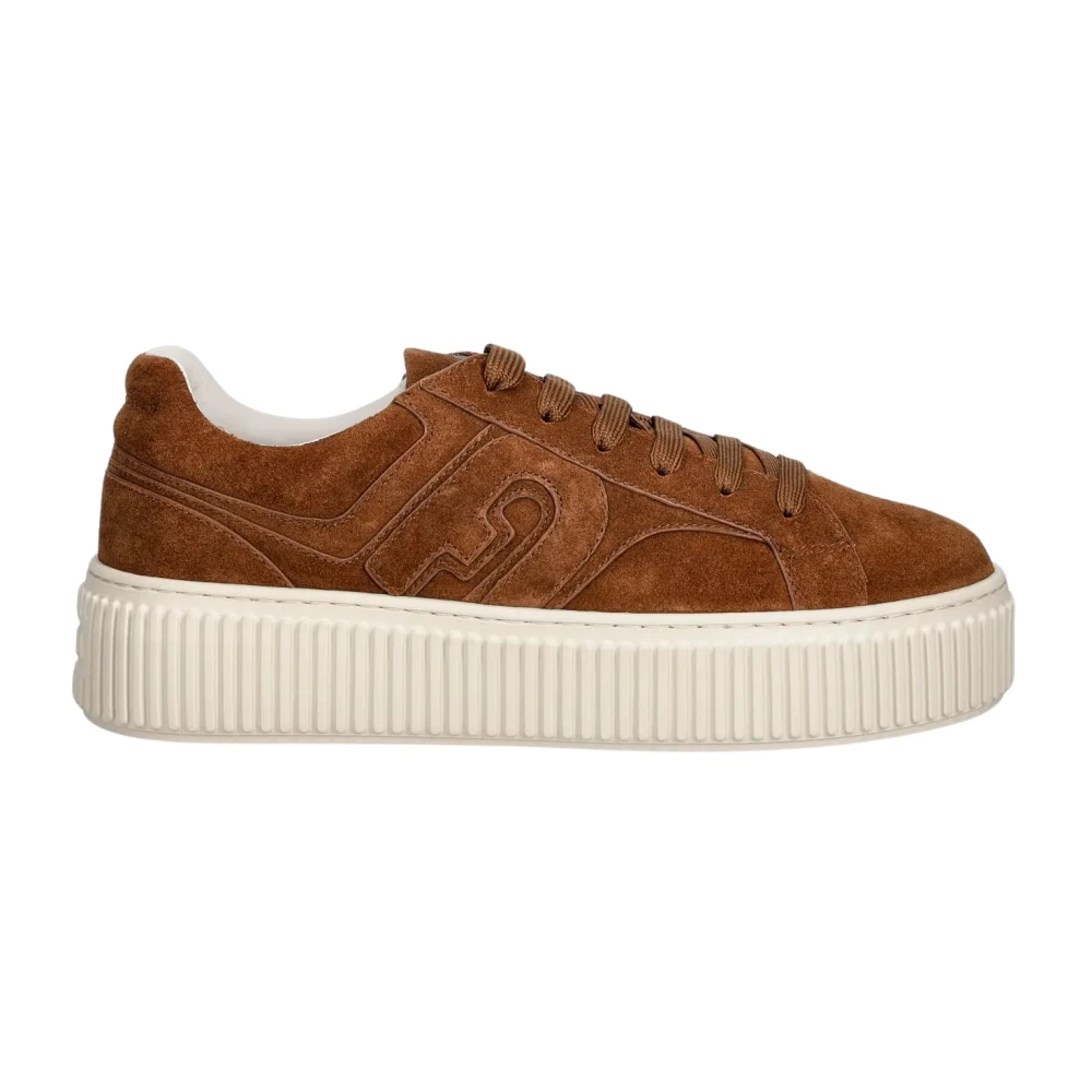 Furla Donna Marrone Sky Sneakers Cognac H Camoscio - Immagine 2