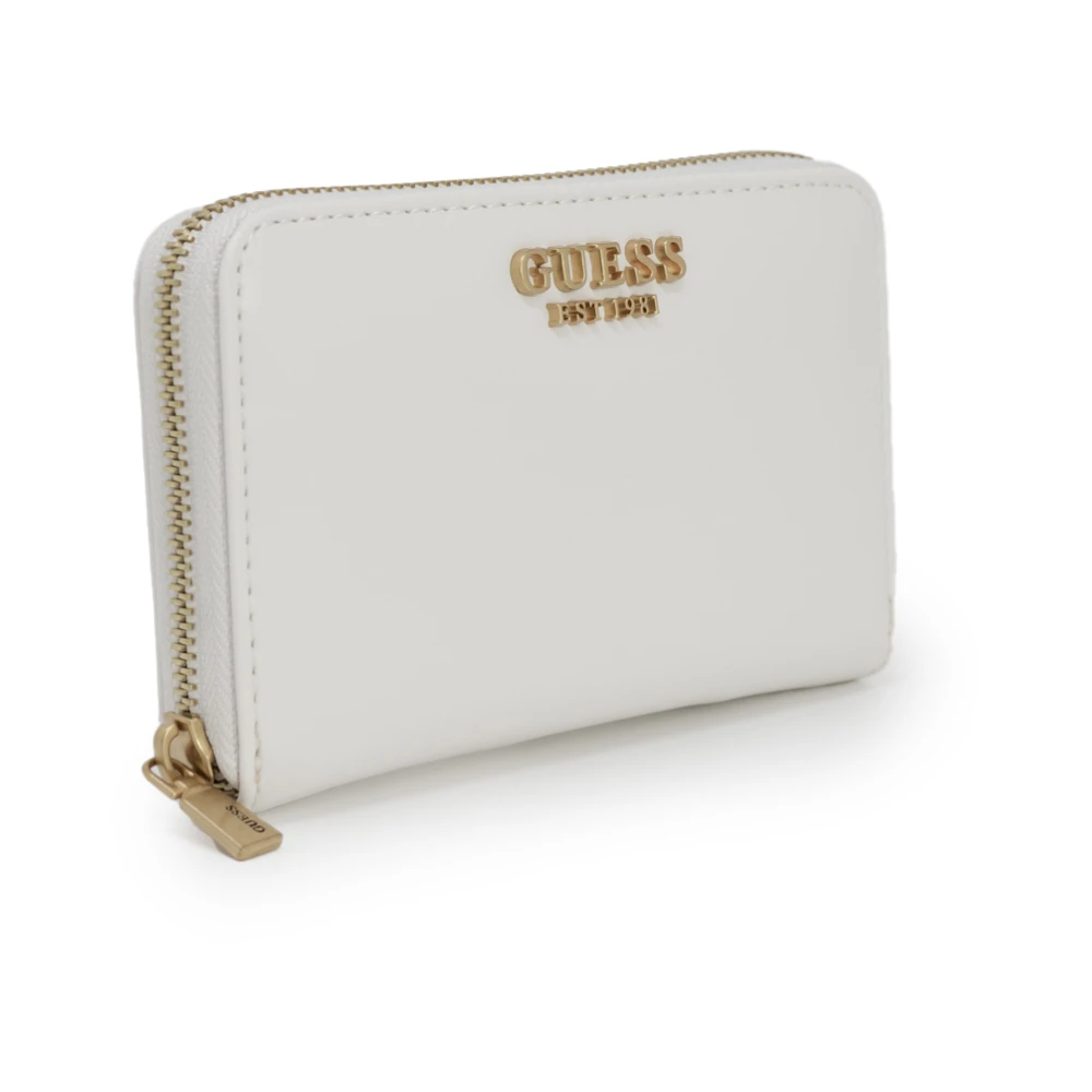 Guess Ritssluiting Portemonnee Herfst Winter Collectie Beige Dames