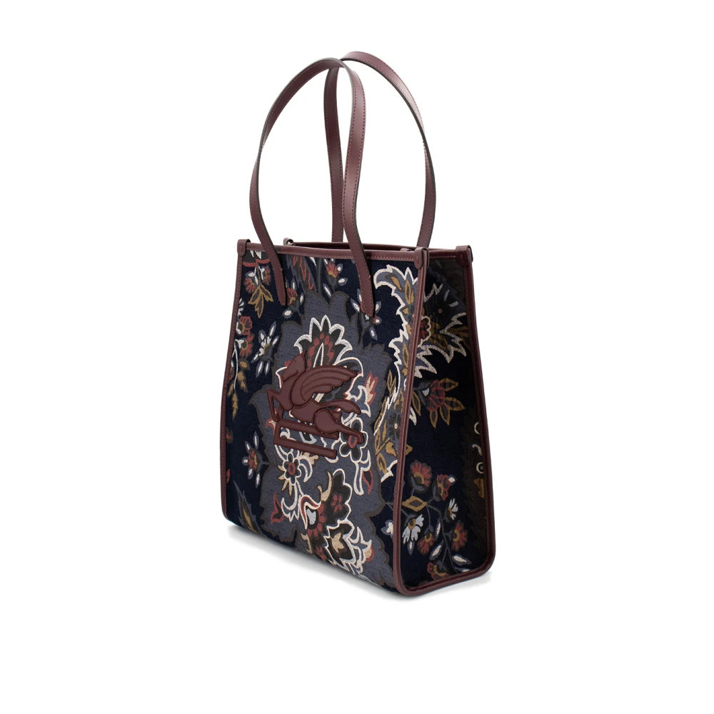 ETRO Bloemen Paisley Love Trotter Winkel Tas Multicolor Dames
