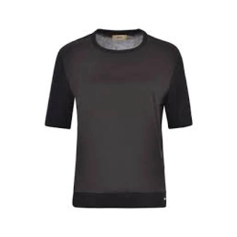 Herno - Tops > T-Shirts - Black - Herno - Modalova