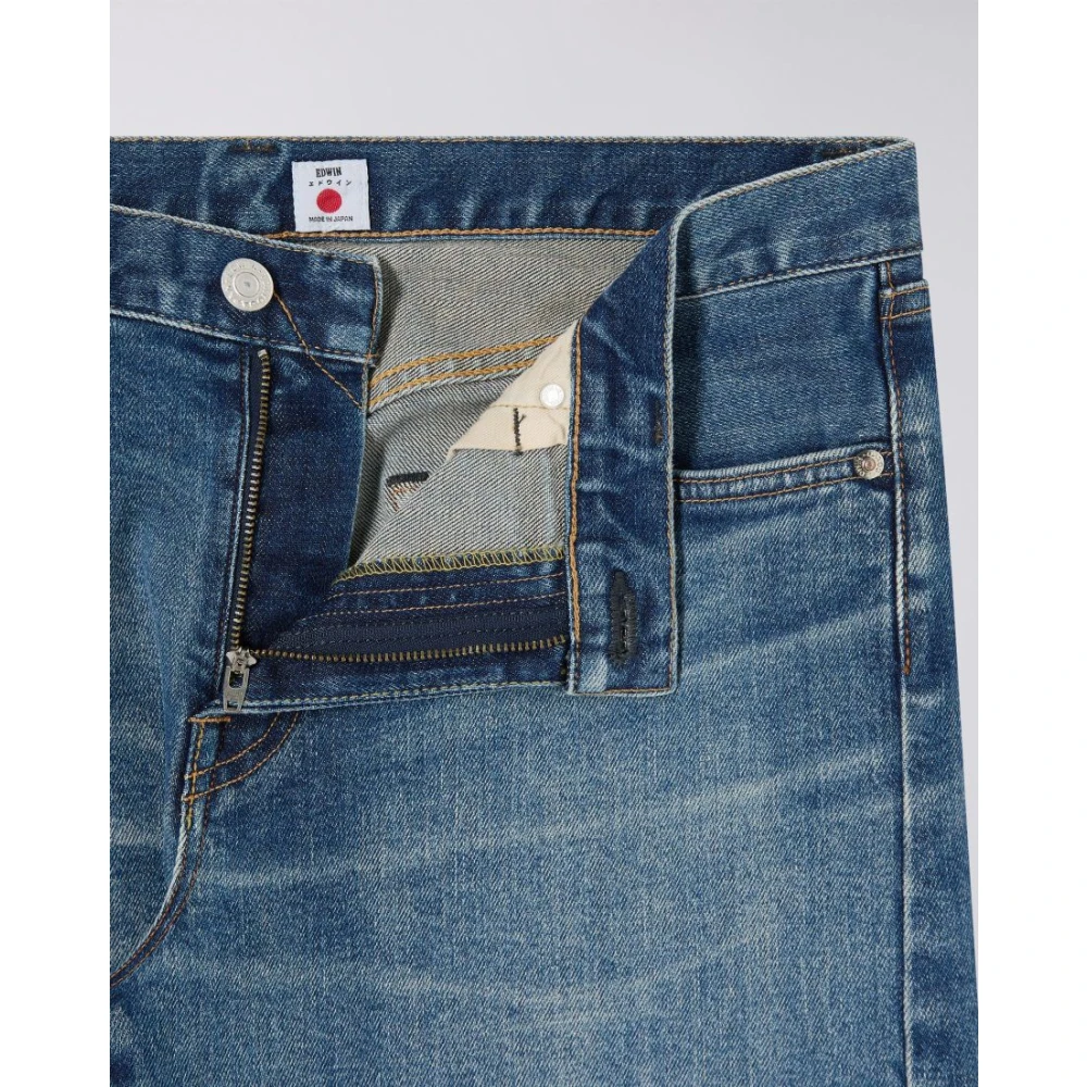 Edwin Straight Jeans Blue Heren