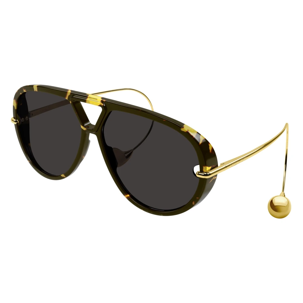 Bottega Veneta Woman Sunglass BV1273S - Frame color: Tortoise, Lens color: Grey - Image 3