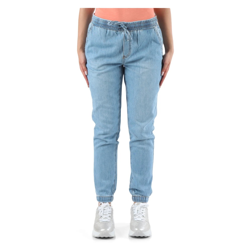Guess Jogger jeans met elastische taille Blue Dames