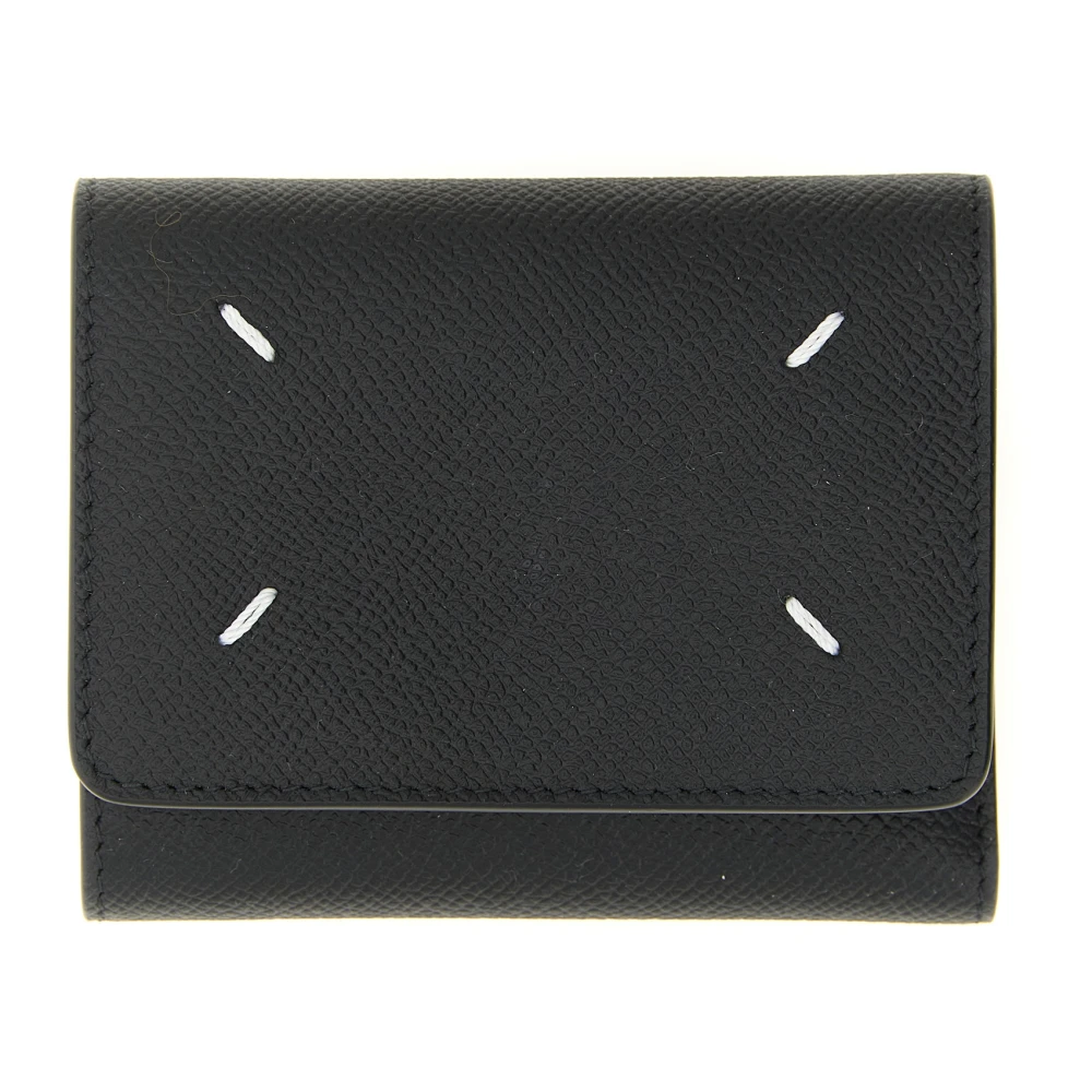 Maison Margiela Black Wallets & Cardholders, Female, One Size, Tri-Fold Wallet