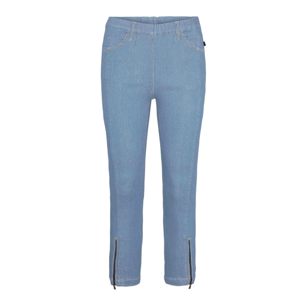 LauRie Cropped Jeans Blue Dames