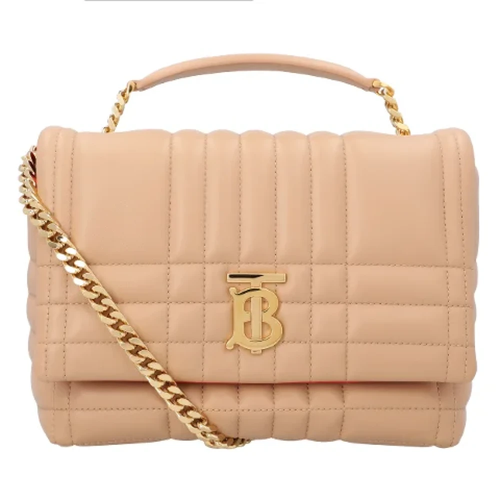 Burberry Leather handbags Beige Dames