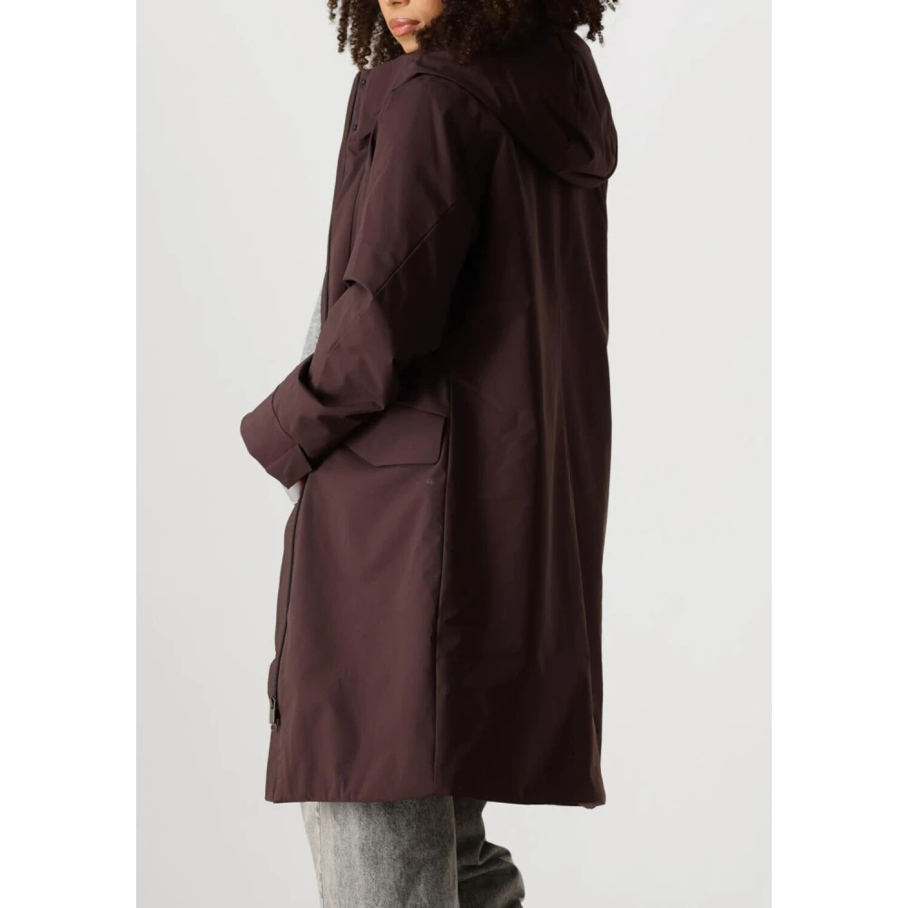 Elvine Bordeaux Gewatteerde Jas Signy Red Dames