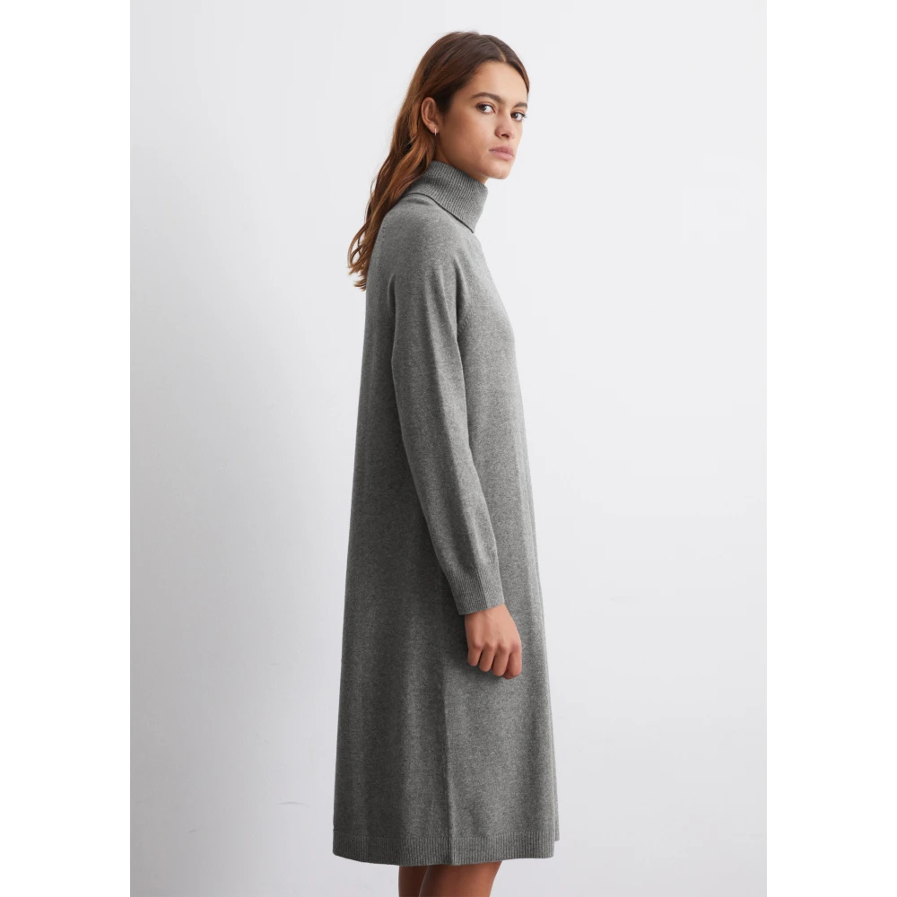 Marc O'Polo Relaxed coltrui gebreide jurk Gray Dames