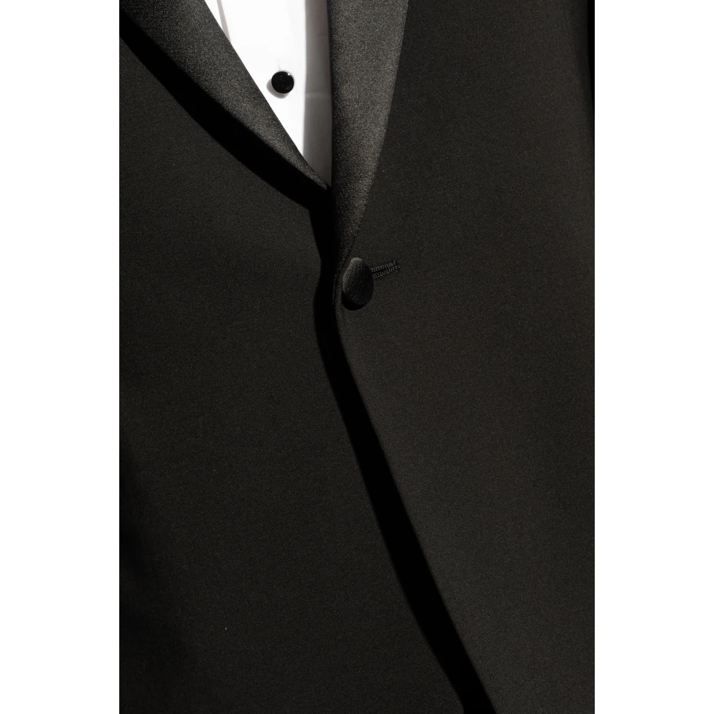 Emporio Armani Wollen pak Black Heren