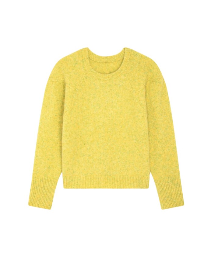 carla-pull-en-laine-melangee-jaune-citron