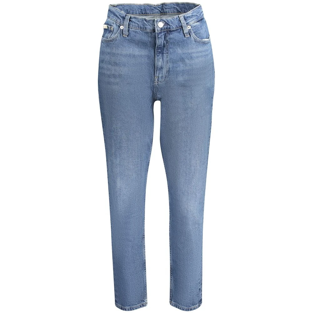 Calvin Klein Slim-Fit Jeans - Female - Slim Fit Jeans - Blue - W27 L28 - Jeans