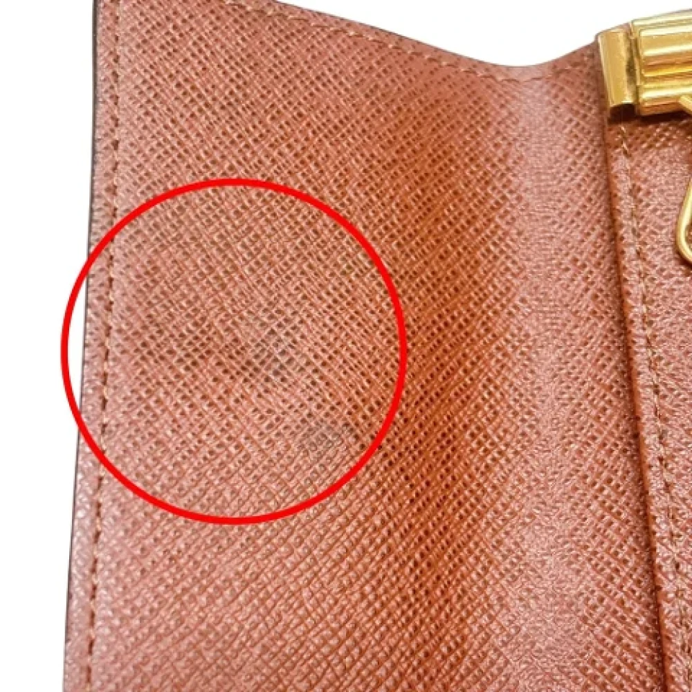 Louis Vuitton Vintage Pre-owned Fabric key-holders Brown Dames