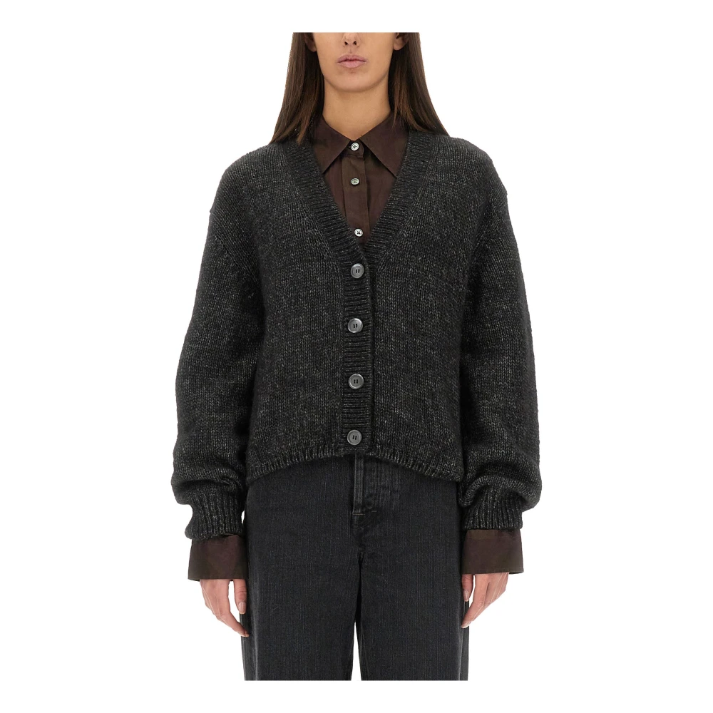 Our Legacy Women's Black Cardigans, S, Academy Cardigan