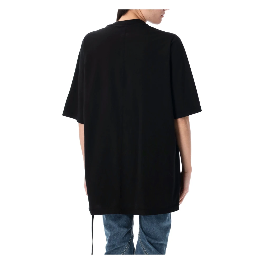 Rick Owens Zwarte Milk T-shirt Jumbo Ss25 Black Dames
