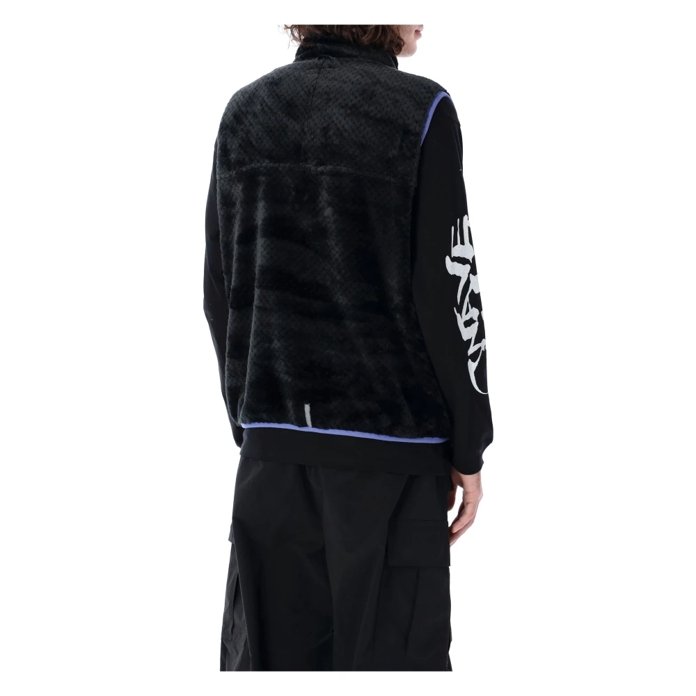 Manastash Zwarte Thermische Fleece Vest Buitenkleding Black Heren