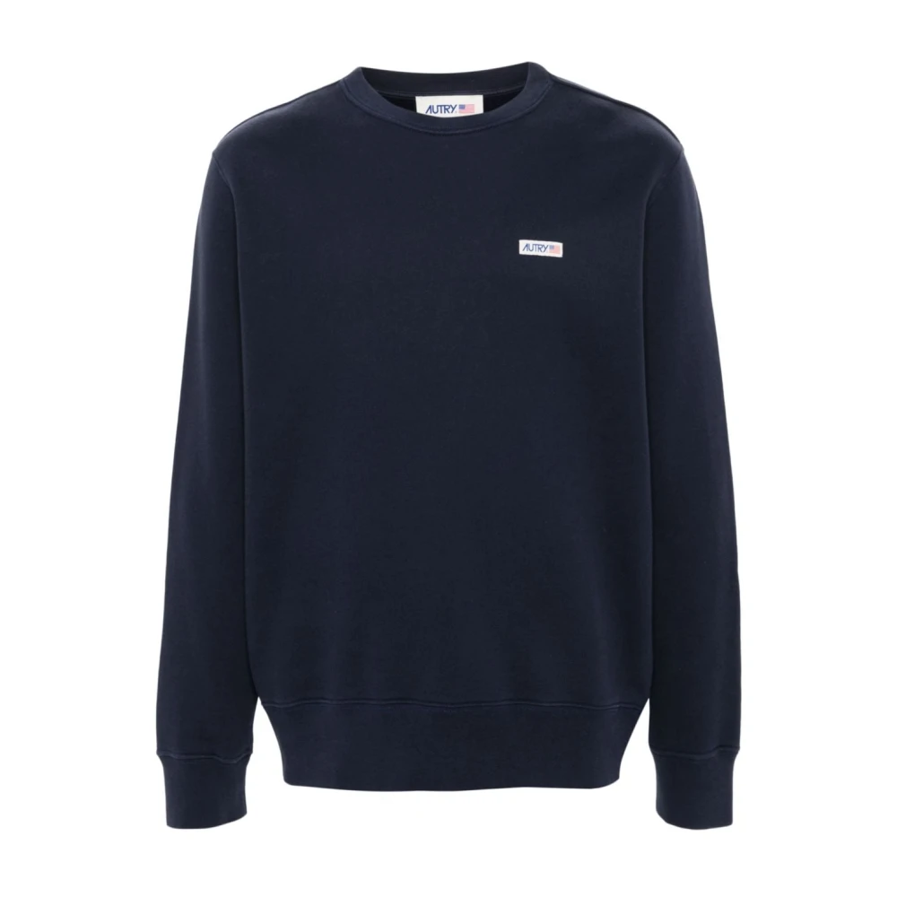 Autry Blå Sweatshirt Tröjor Stickat Blue, Herr