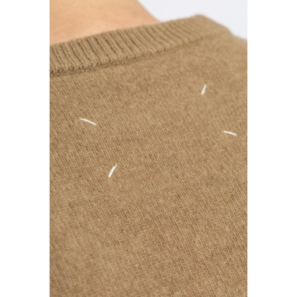 Maison Margiela Wollen trui Beige Heren