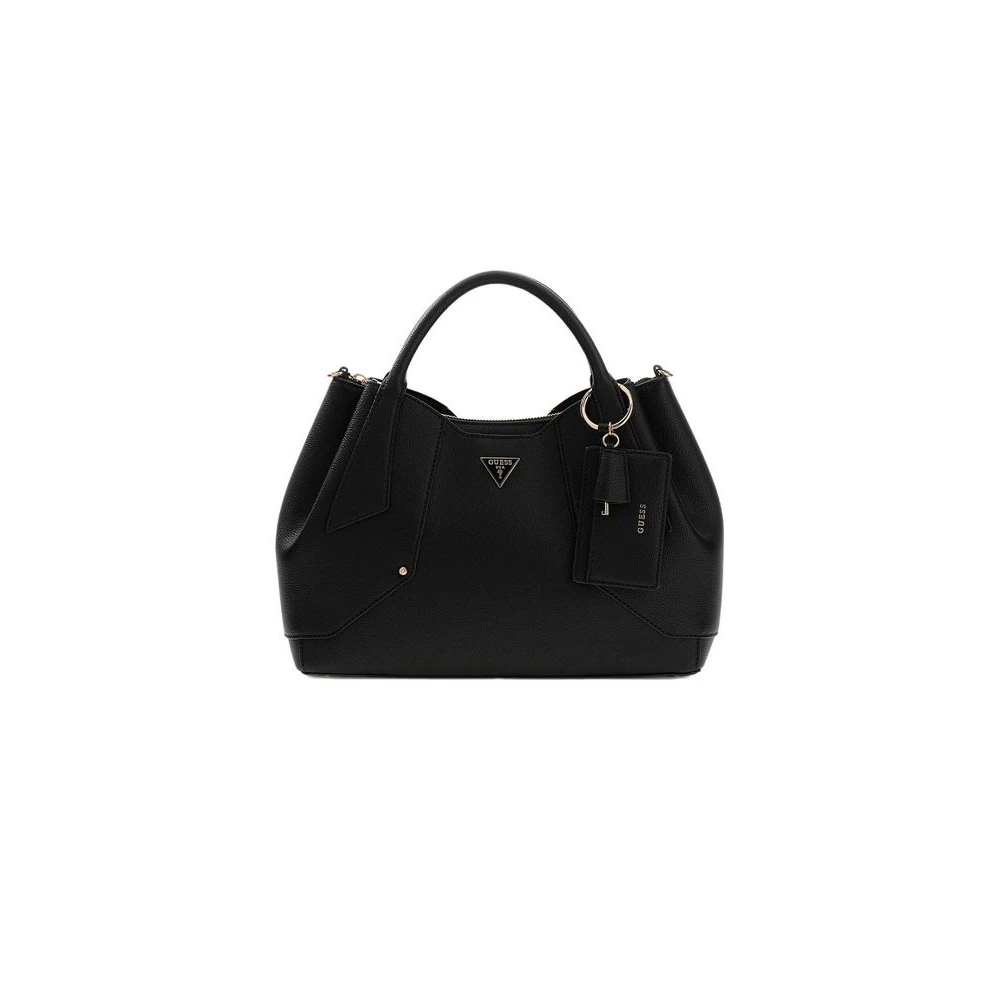 Guess Women's Black Handbags, One Size, Darcy Girlfriend Satchel