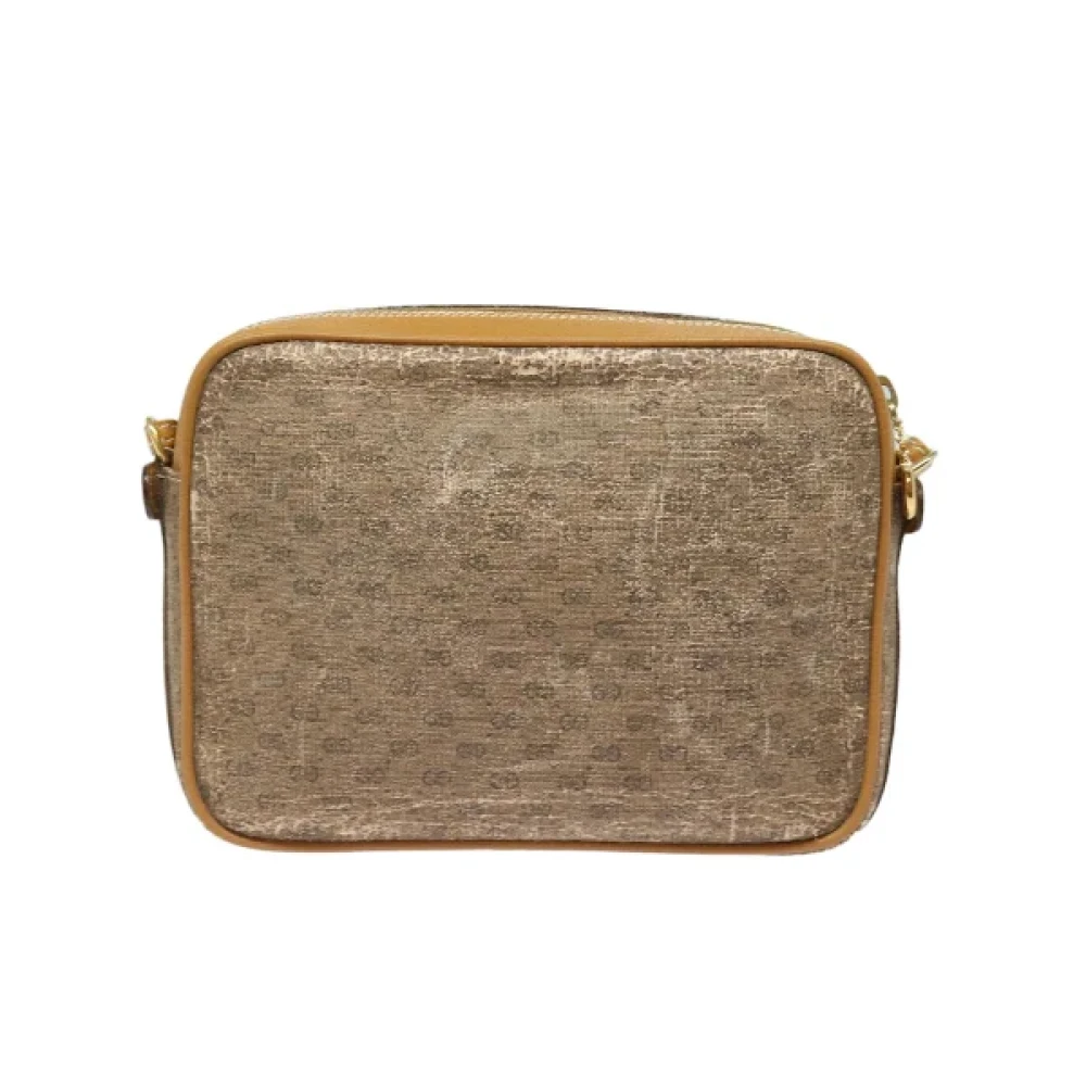 Gucci Vintage Pre-owned Fabric gucci-bags Beige Dames