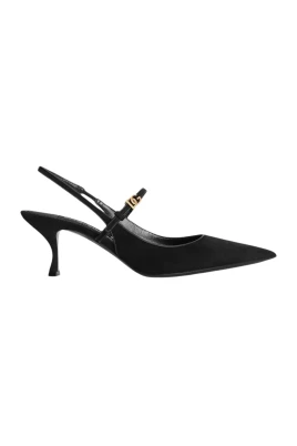 Suede slingback