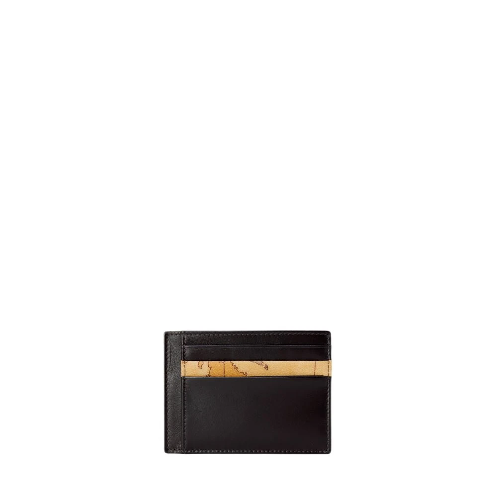 Alviero Martini 1a Classe Bruin Leren Portemonnee Heren Kaarthouder Lente Zomer Collectie Brown Heren