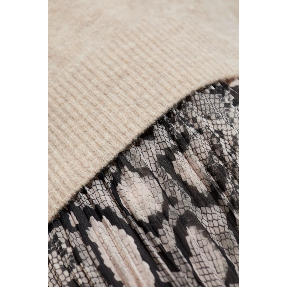 AllSaints Tweedelige jurk Dona Beige Dames