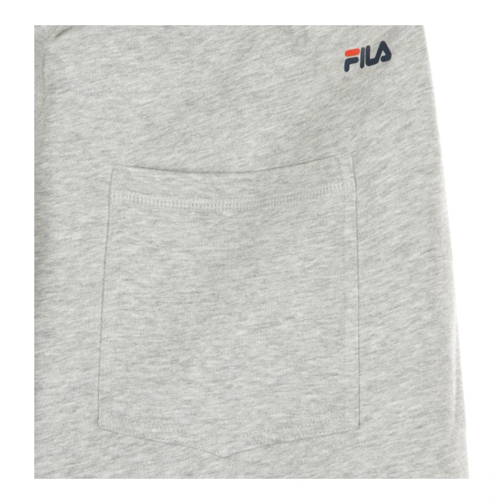 Fila Klassieke Fleece Trainingsbroek Licht Grijs Gray Heren