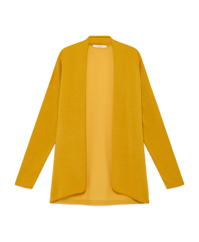 cardigan-jaune-en-soie-et-coton
