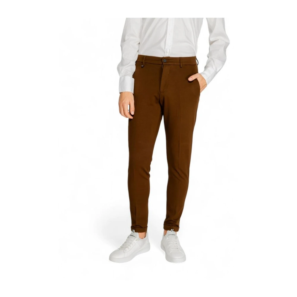 Antony Morato Bruine Viscose Tailored Jeans & Broeken Brown Heren