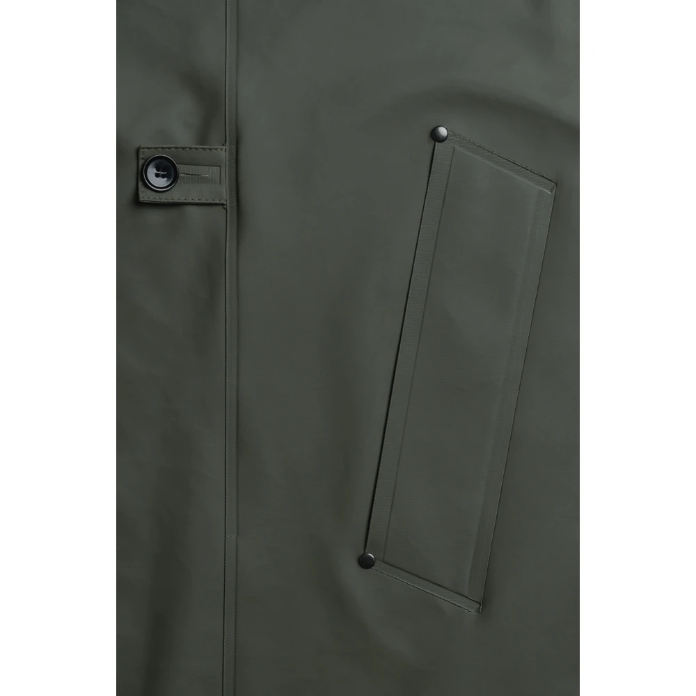 Stutterheim Elegante Regen Trenchcoat Green Dames