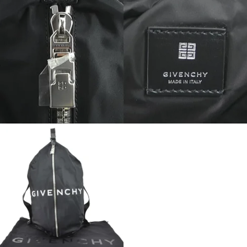 Givenchy Pre-owned Nylon backpacks Black Dames