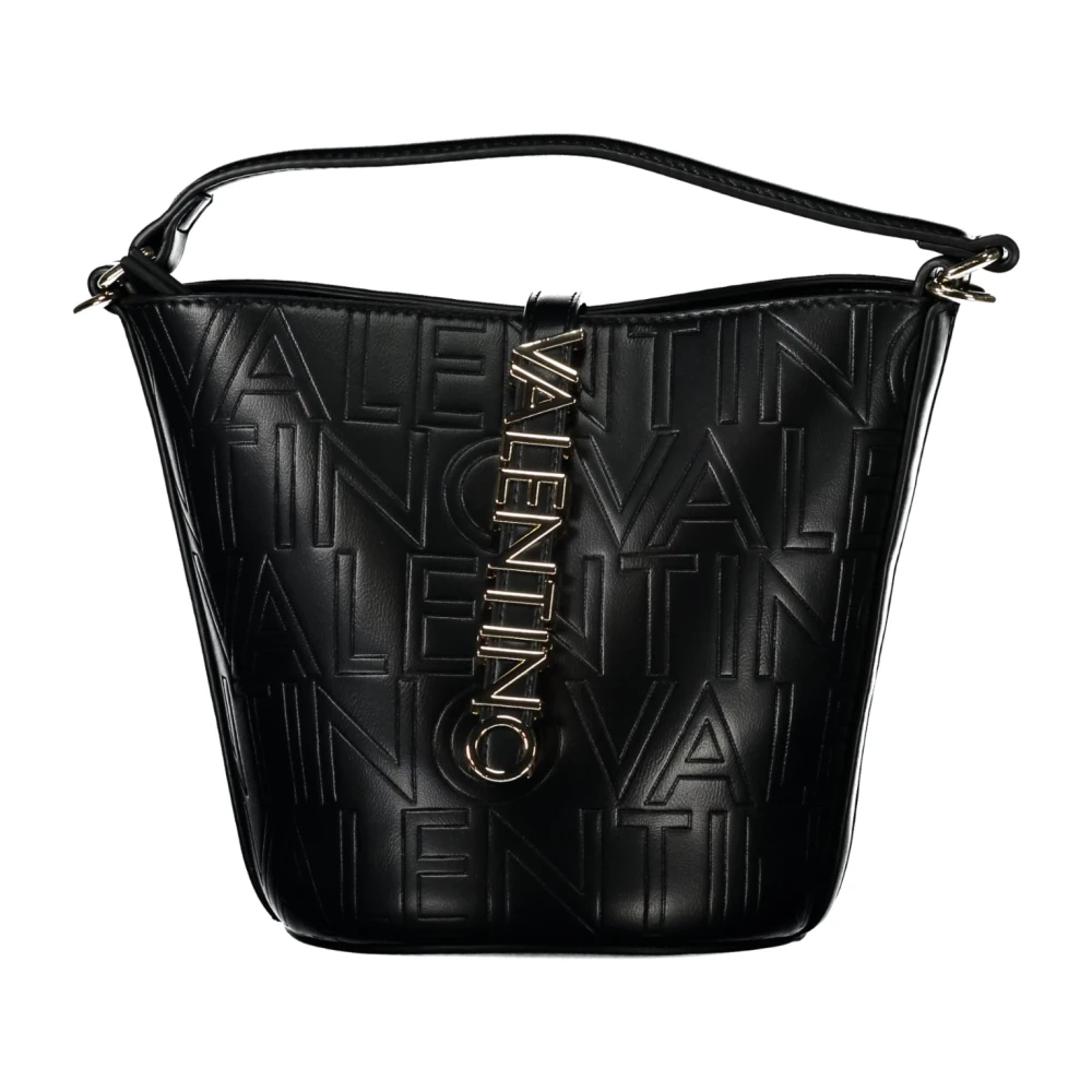 Valentino by Mario Valentino Svart Hinkväska med Justerbar Rem Black, Dam